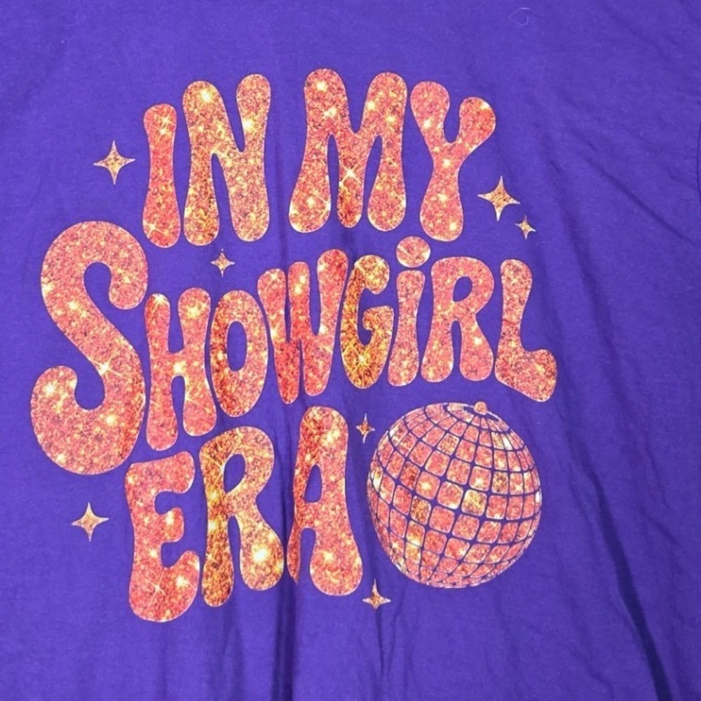 Port & Company Graphic Tee Women 2XL Purple In My Showgirl Era T-Shirt